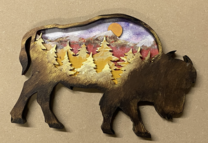 Bison- Layered Forest Animal Kit