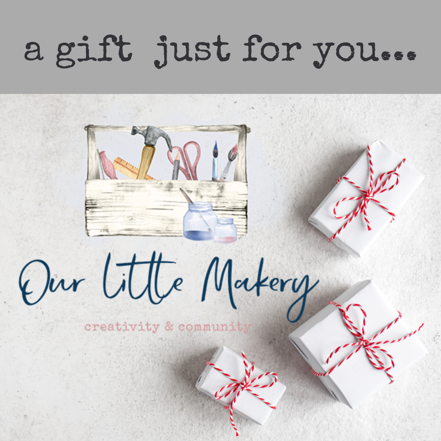 An Our Little Makery Gift Card