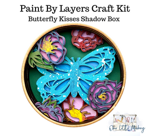 Butterfly Kisses Shadow Box Kit