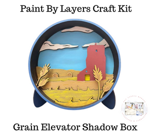 Grain Elevator Shadow Box Kit