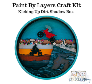 Kicking Up Dirt Shadow Box Kit