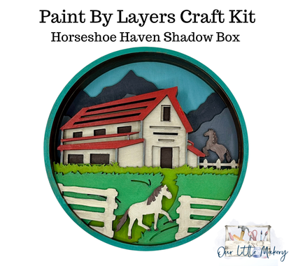 Horseshoe Haven Shadow Box Kit