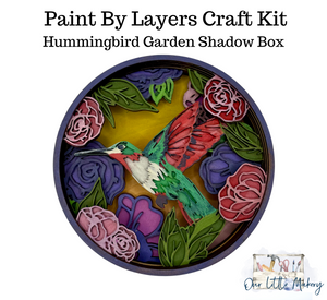 Hummingbird Garden Shadow Box Kit