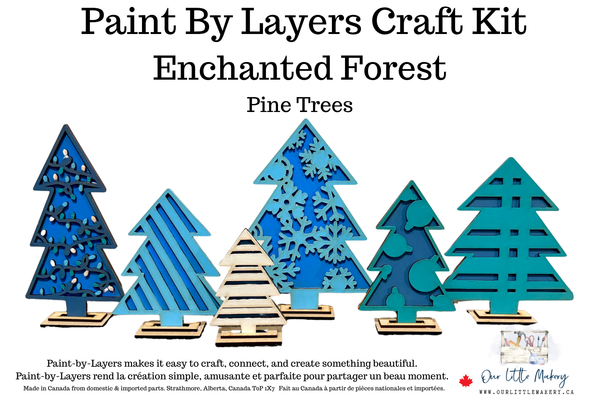 Enchanted Forest Craft Kits (Pine Trees)