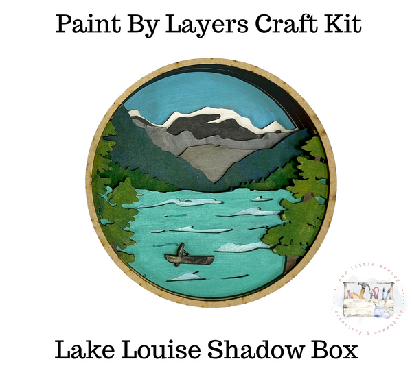 Lake Louise Kit Shadow Box Kit