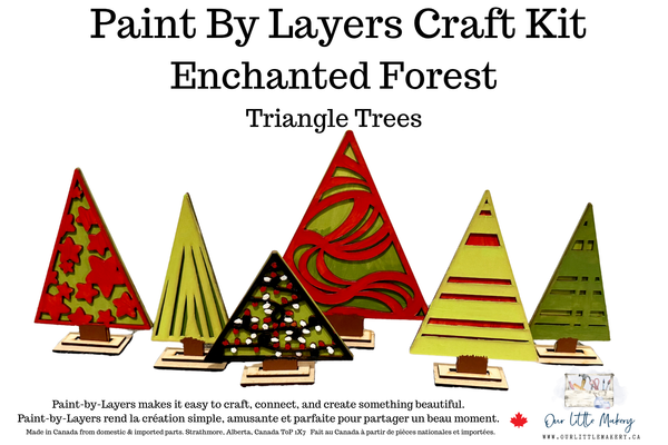 Enchanted Forest Craft Kits (Triangle Trees)