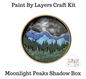 Moonlight Peaks Shadow Box Kit