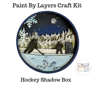 Hockey Shadow Box Kit