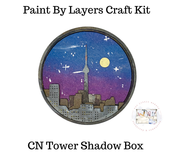 CN Tower Shadow Box Kit