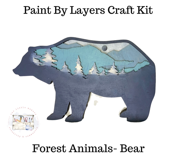 Bear Layered Forest Animal Kit