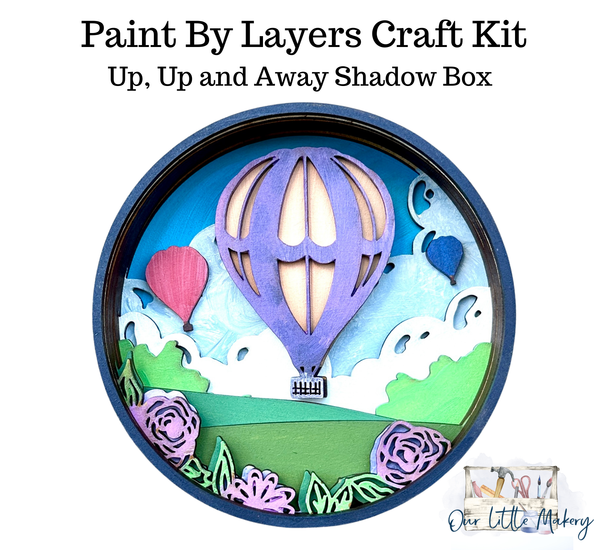 Up, Up and Away Shadow Box Kit