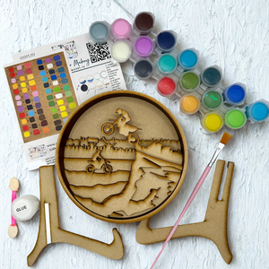 Kicking Up Dirt Shadow Box Kit