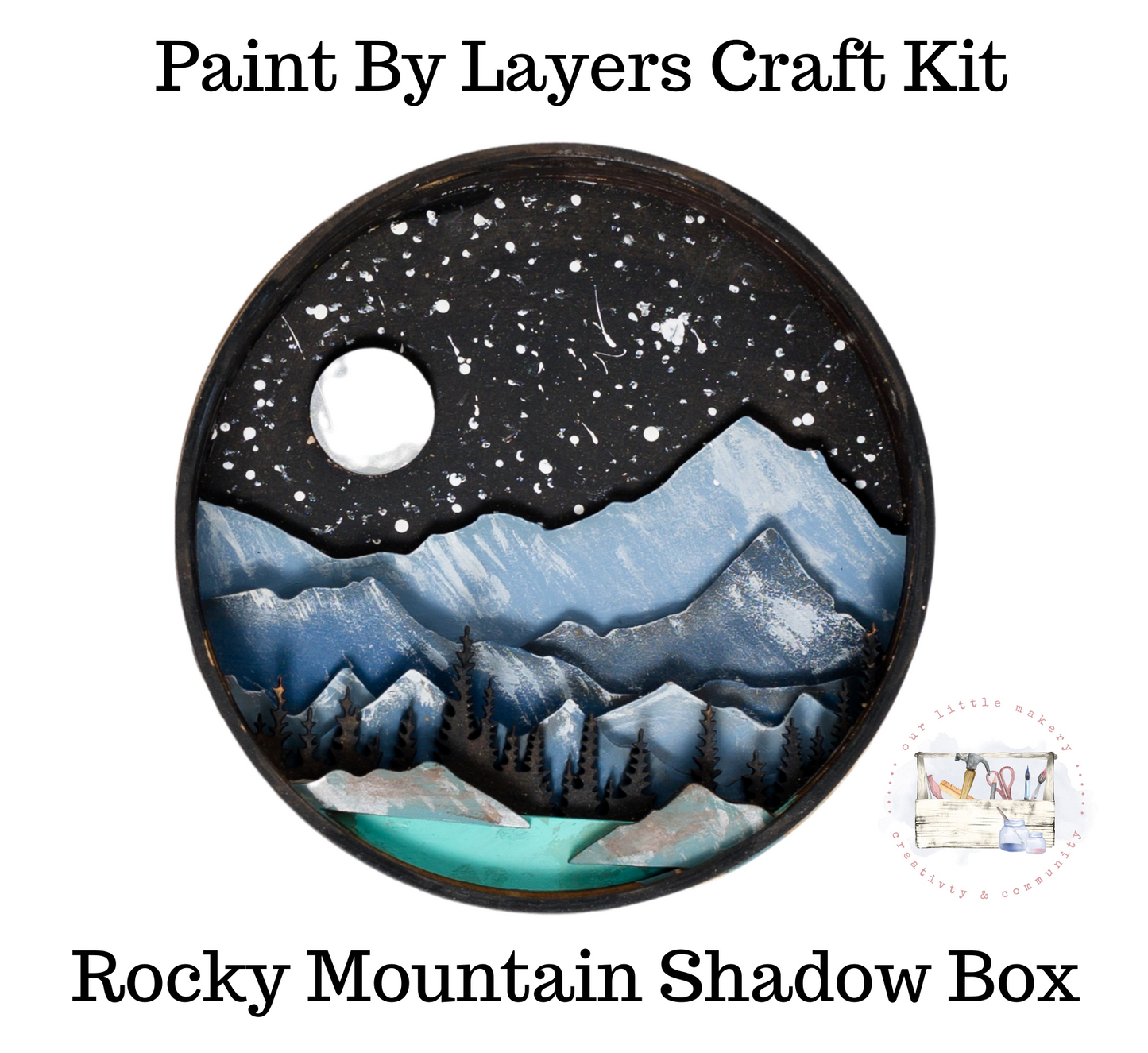 The Rocky Mountains Shadow Box Kit
