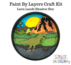 Lava Lands Shadow Box Kit