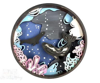 A Whale of a Tale Shadow Box Kit