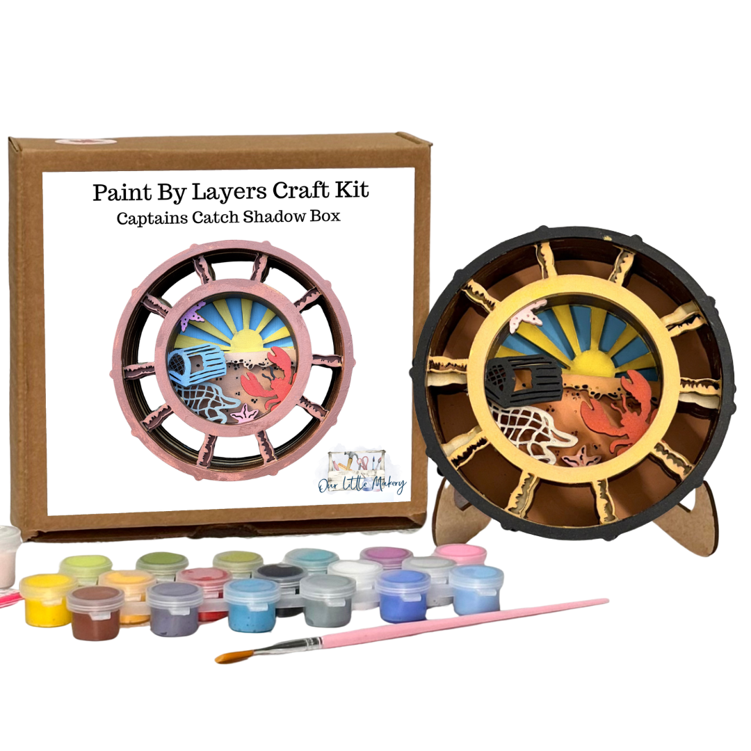 Captain's Catch Shadow Box Kit
