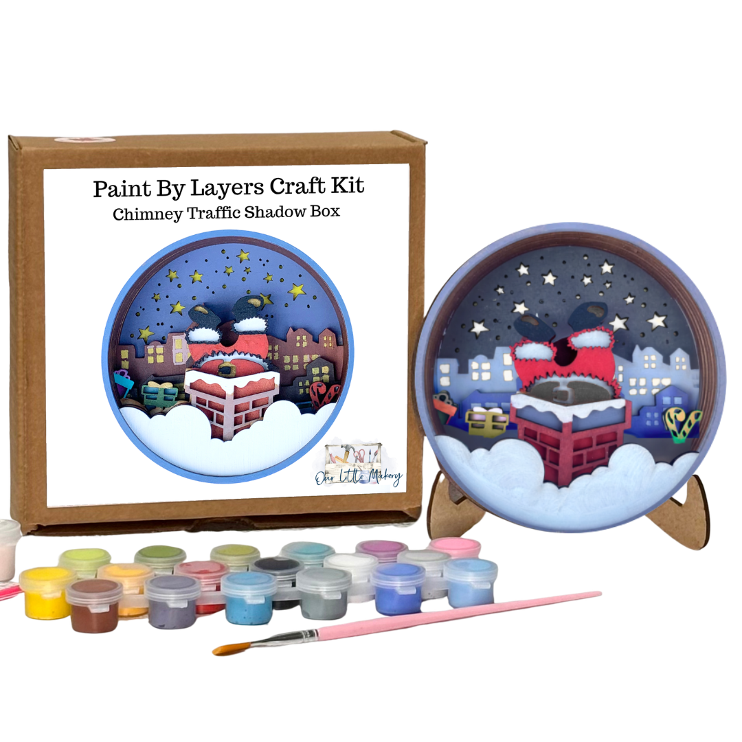 Chimney Traffic Shadow Box