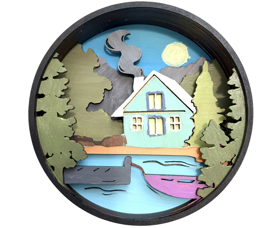 Cozy Cottage Shadow Box Kit