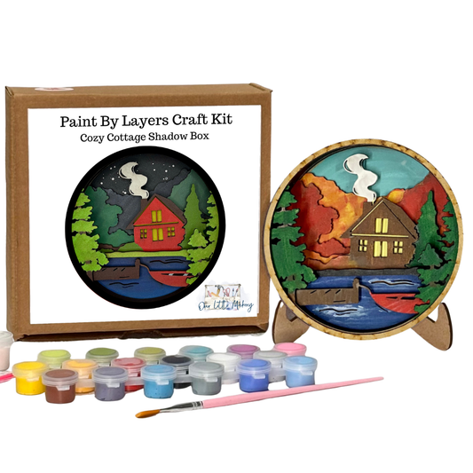 Cozy Cottage Shadow Box Kit