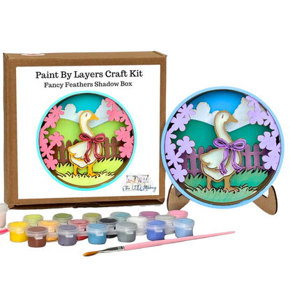 Fancy Feathers Shadow Box