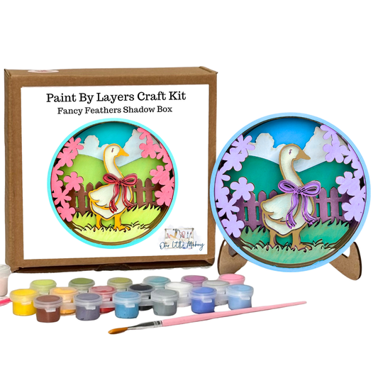 Fancy Feathers Shadow Box