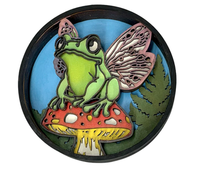 Flutter Frog Shadow Box Kit