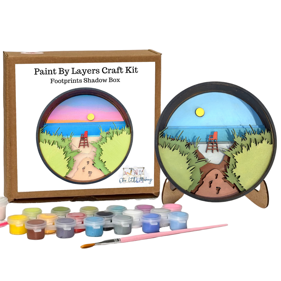 Footprints Shadow Box Kit