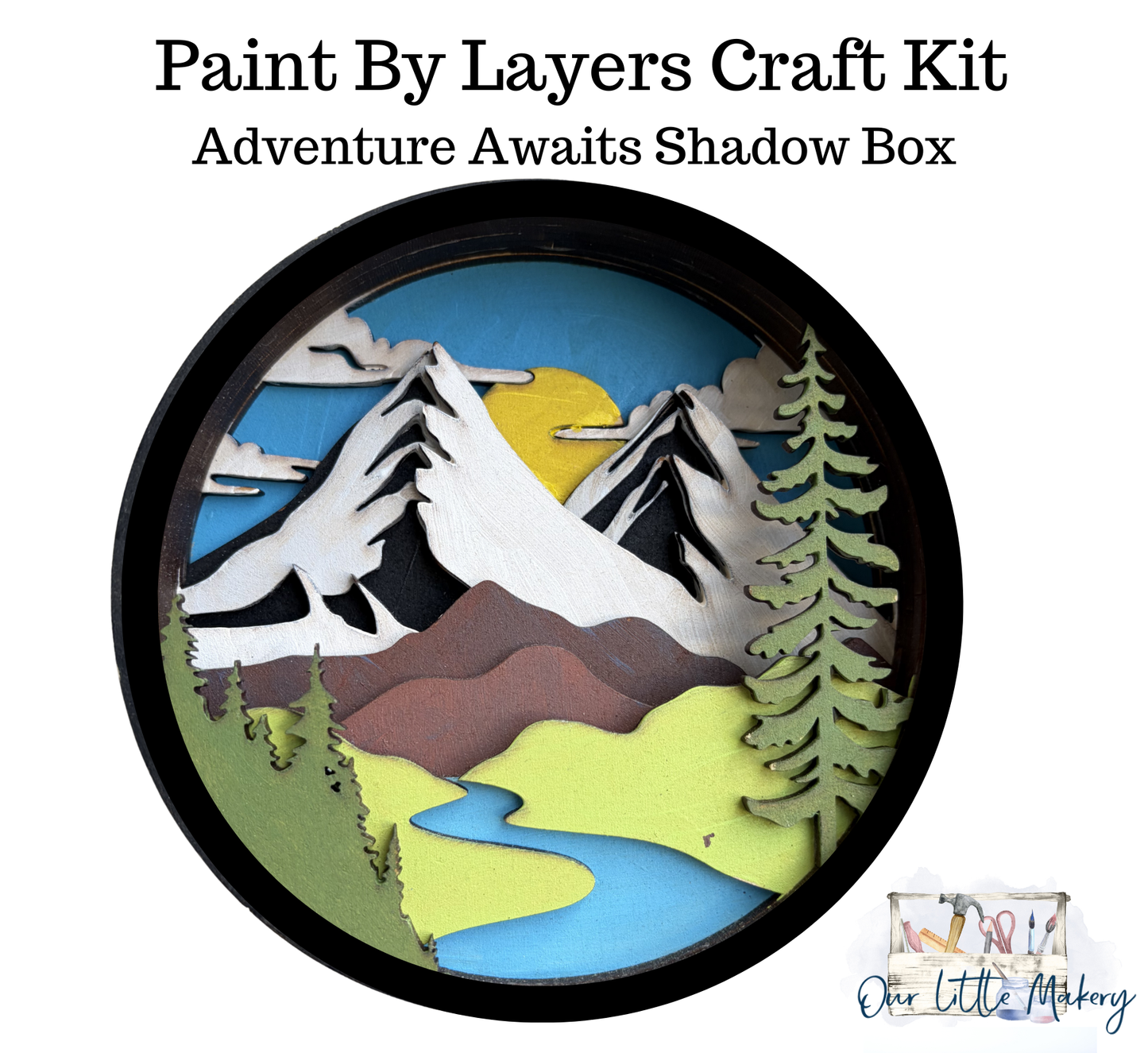 Adventure Awaits Shadow Box Kit