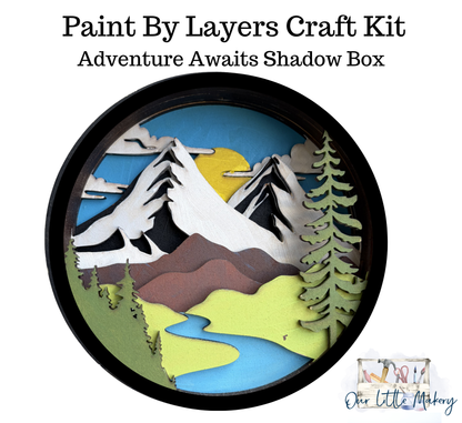 Adventure Awaits Shadow Box Kit