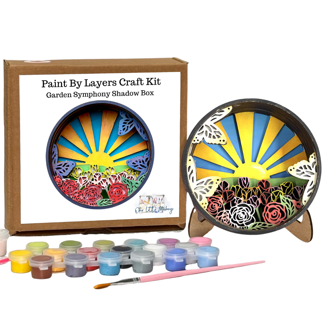 Garden Symphony Shadow Box Kit