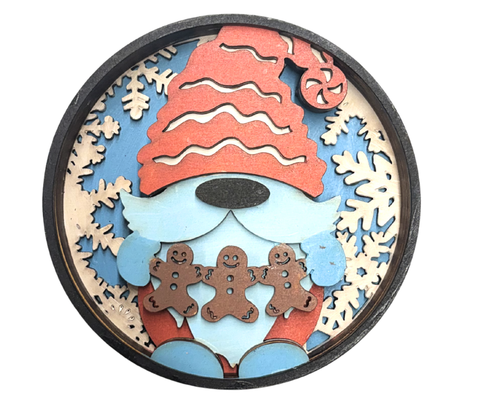 Gnome for the Holidays Shadow Box Kit