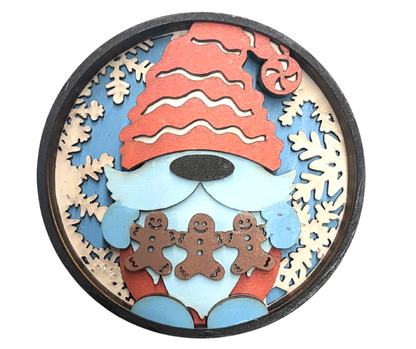 Gnome for the Holidays Shadow Box Kit