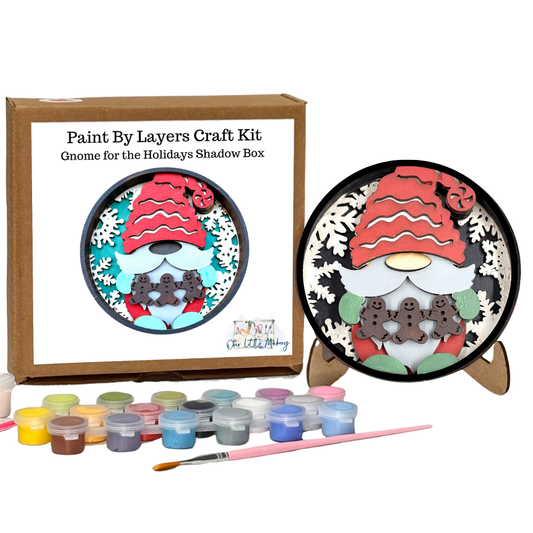 Gnome for the Holidays Shadow Box Kit