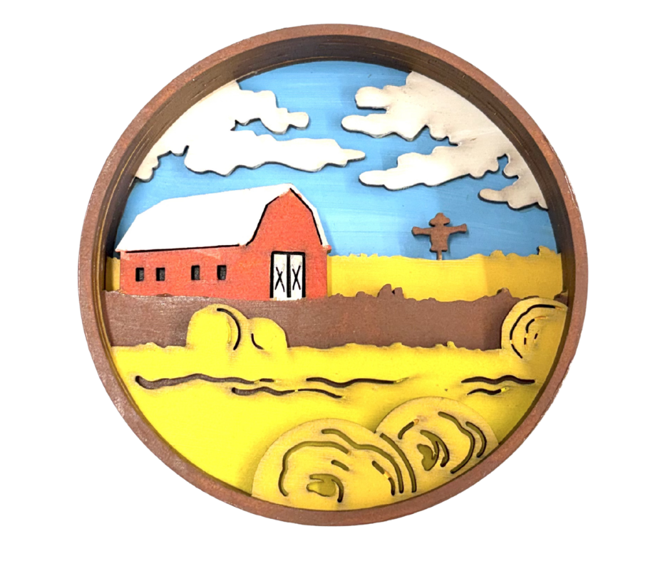 Golden Fields Shadow Box Kit