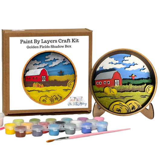 Golden Fields Shadow Box Kit