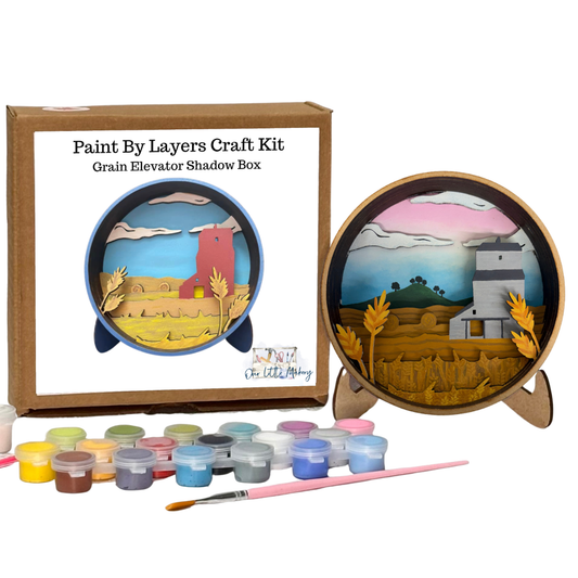 Grain Elevator Shadow Box Kit