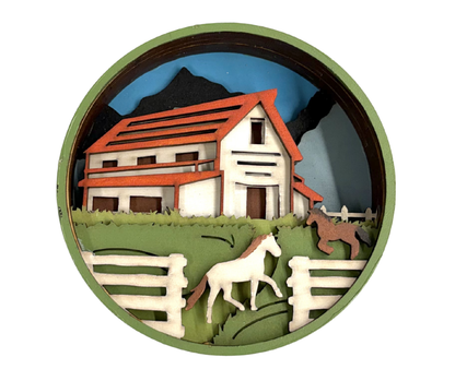 Horseshoe Haven Shadow Box Kit