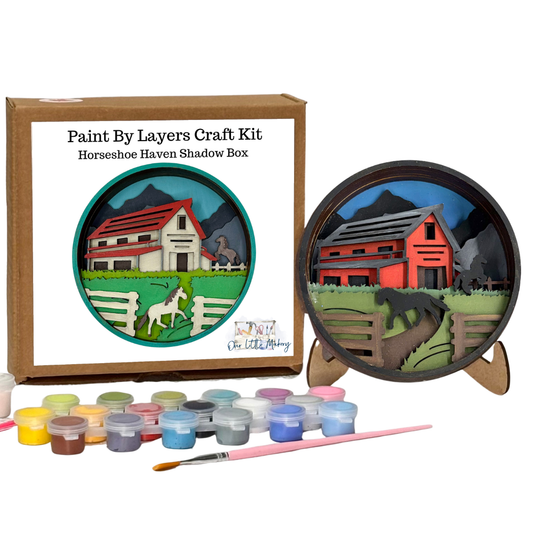 Horseshoe Haven Shadow Box Kit