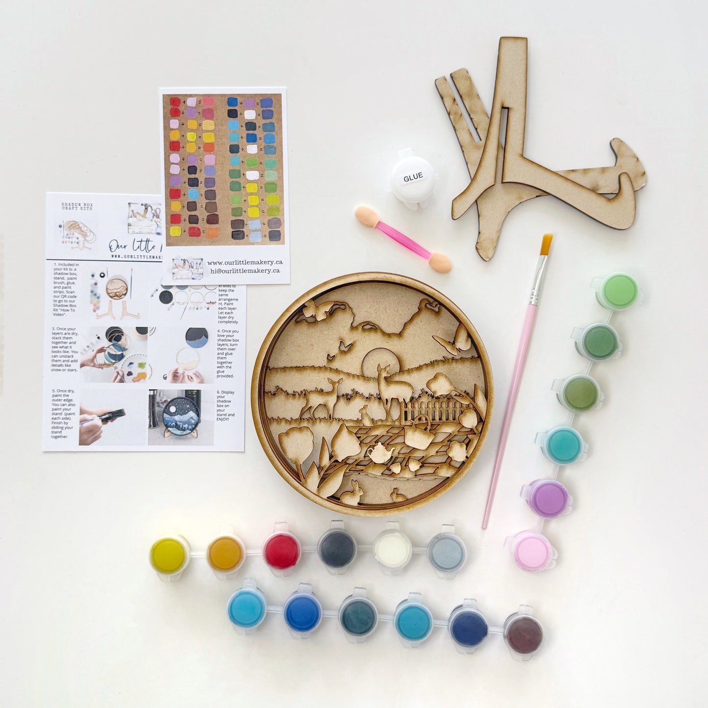 Mother Nature's Picnic Shadow Box Kit