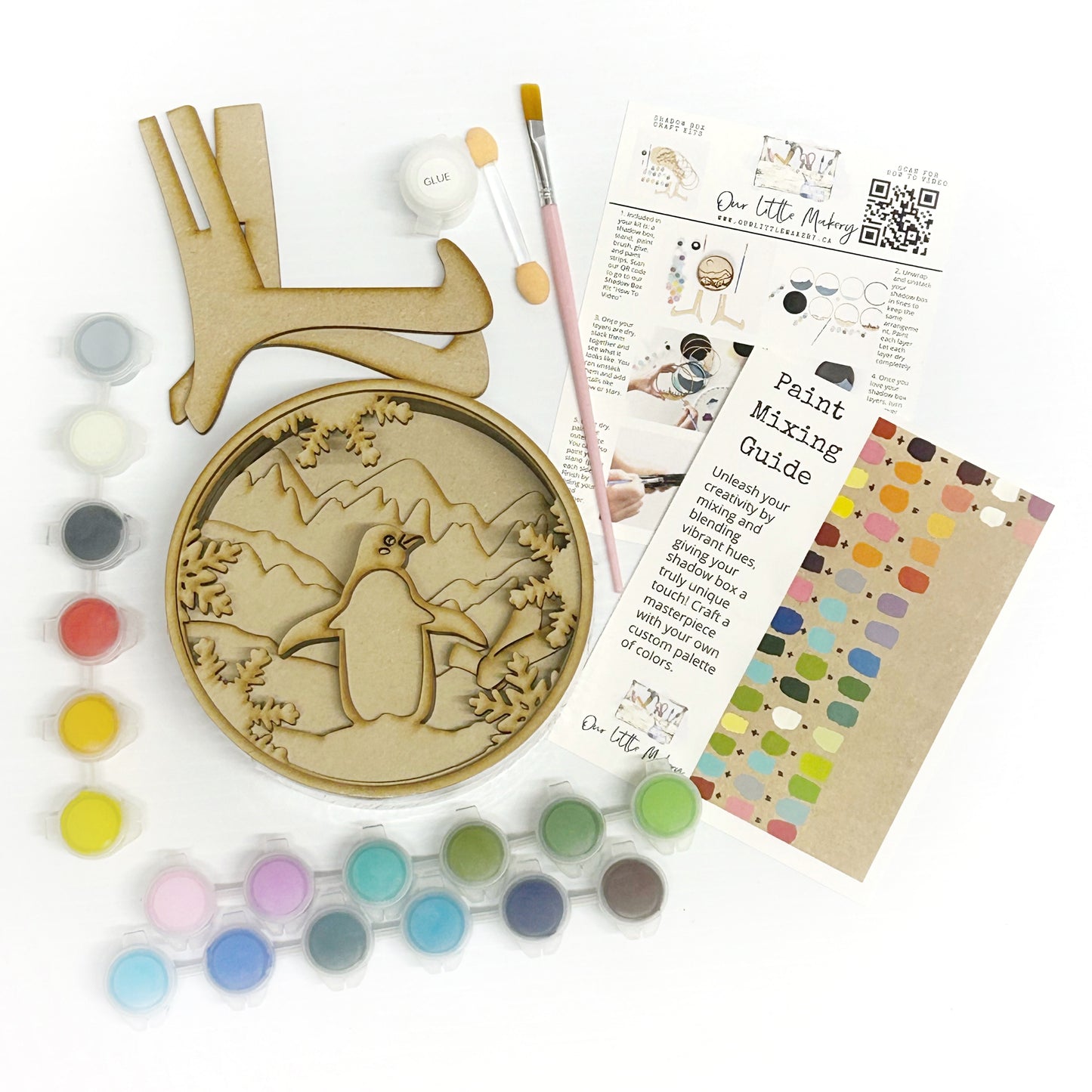Penguin Shadow Box Kit