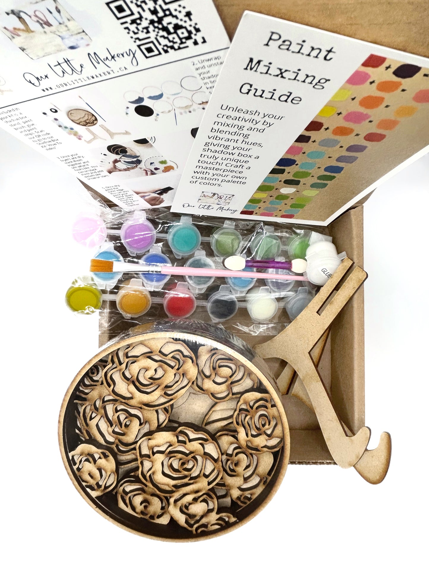 Peony Dreams Shadow Box Kit