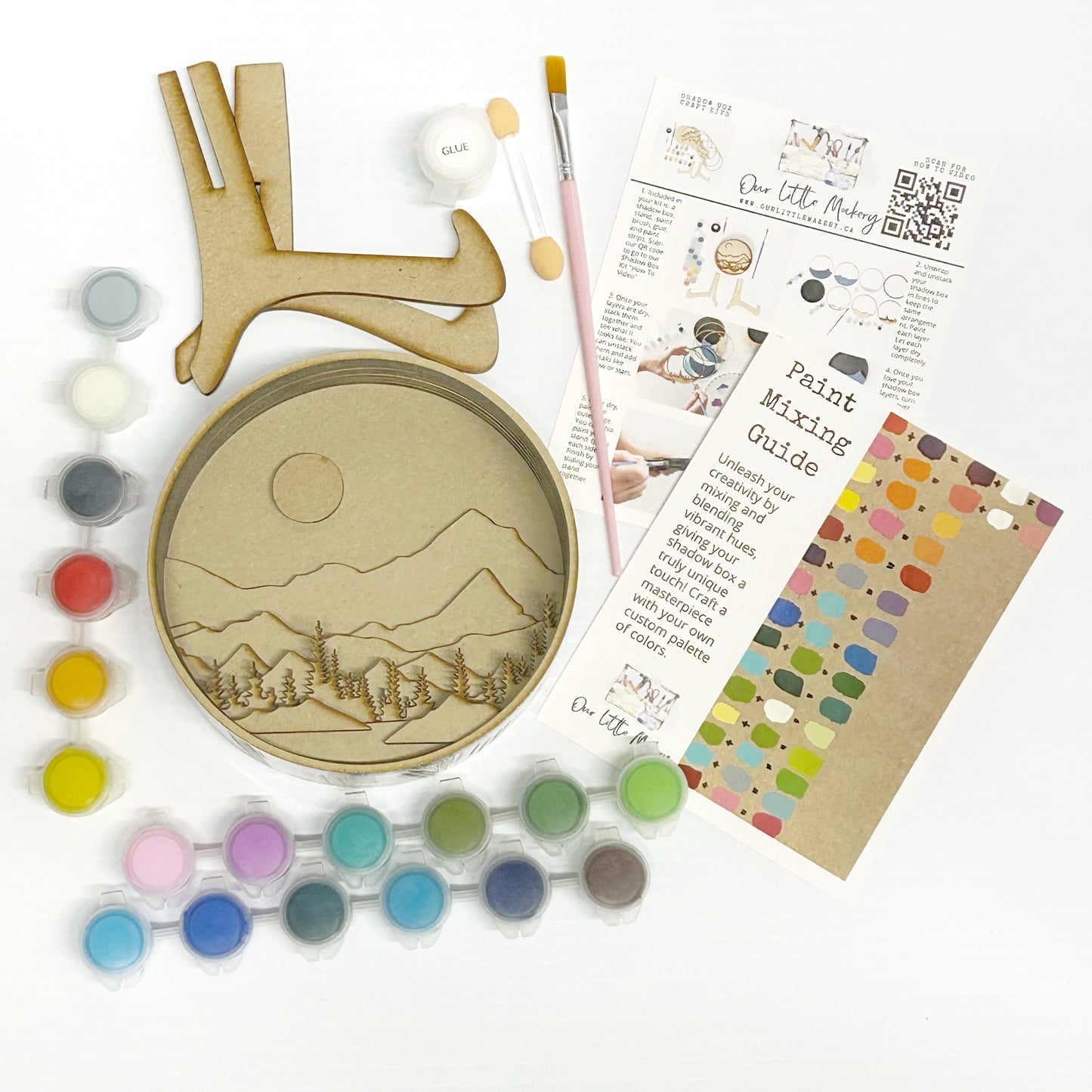 The Rocky Mountains Shadow Box Kit