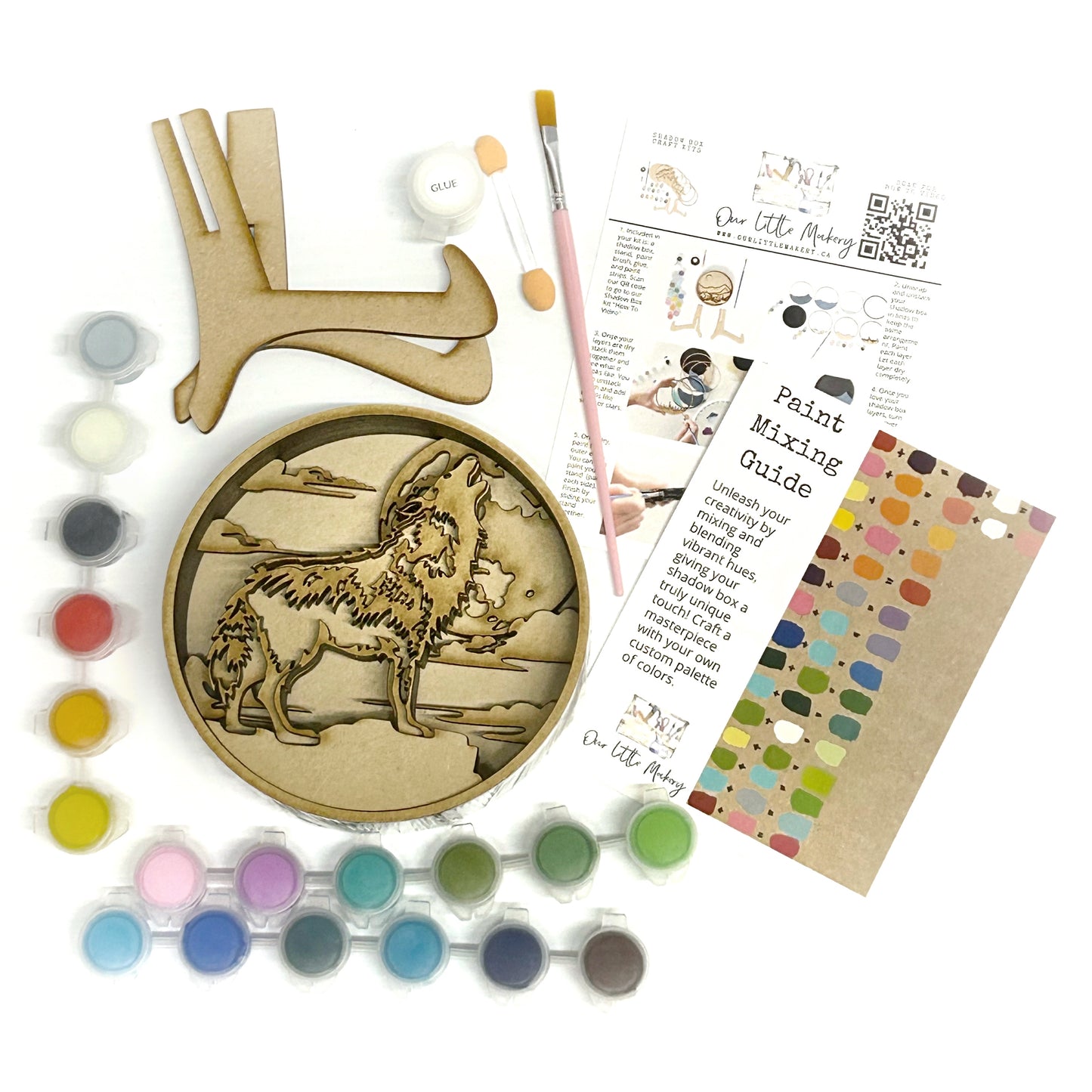 Wolf Shadow Box Kit