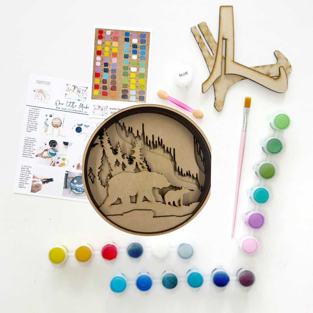 Bear Shadow Box Kit