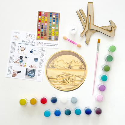Spring Garden Road Shadow Box Kit