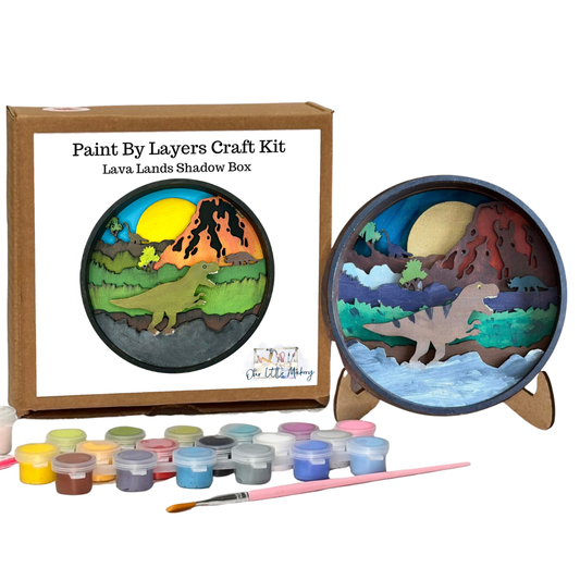 Lava Lands Shadow Box Kit
