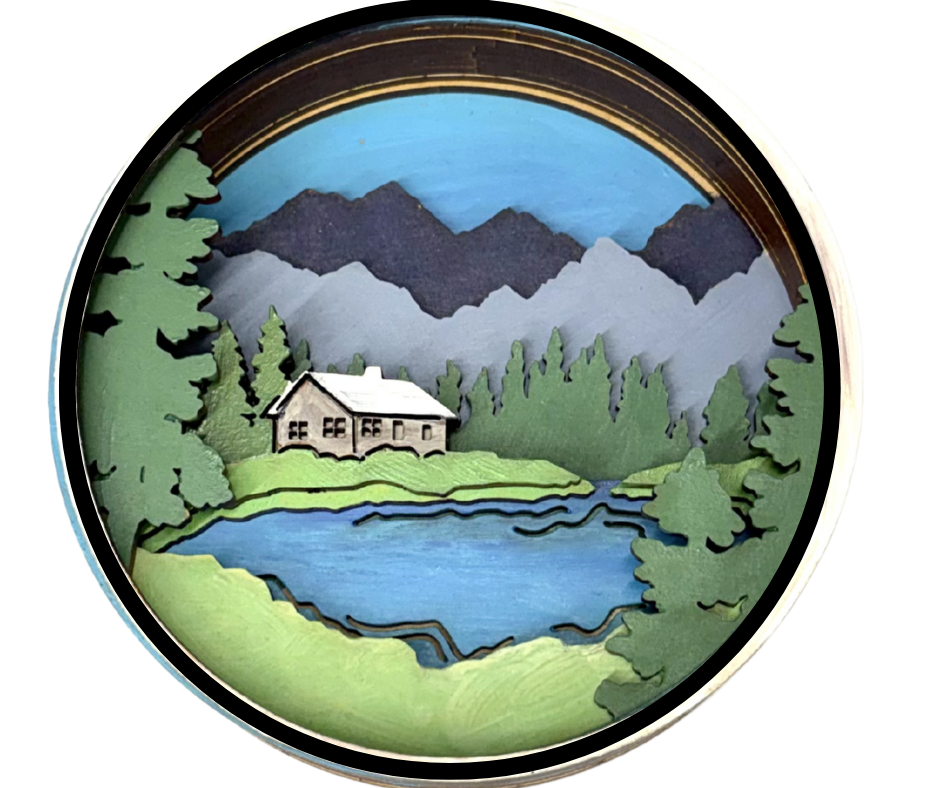 Livin' Lakeside Shadow Box Kit