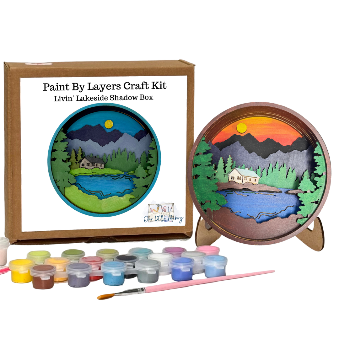 Livin' Lakeside Shadow Box Kit