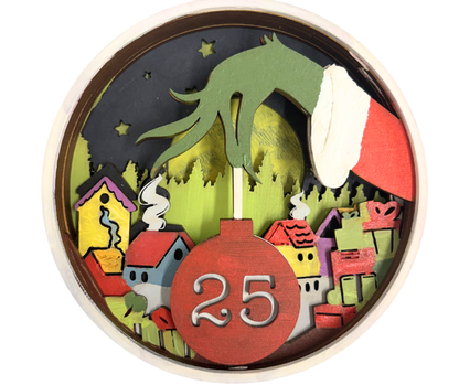 Merry Grinch-mas Shadow Box Kit