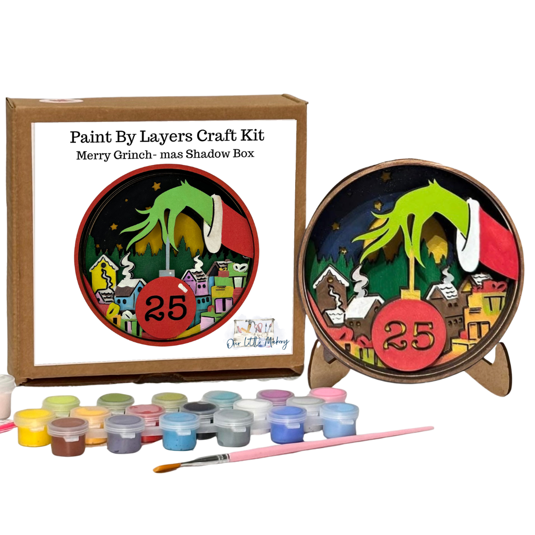 Merry Grinch-mas Shadow Box Kit